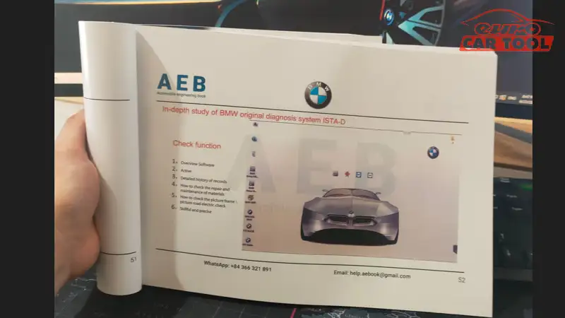 In the BMW Diagnostics book detailing software and equipment