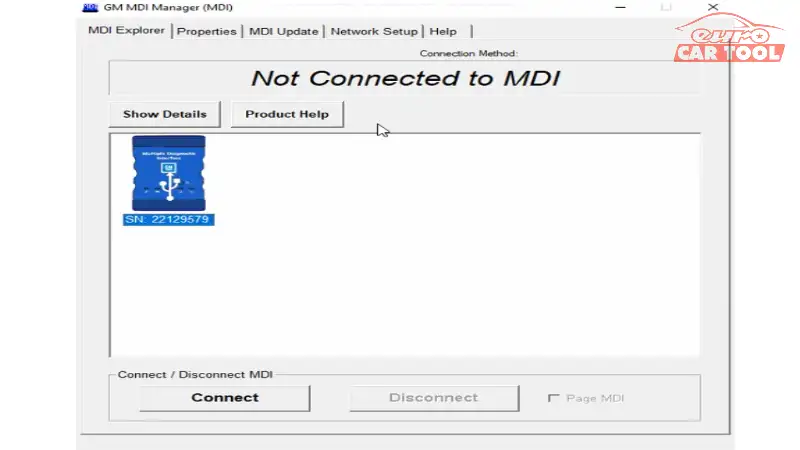 Open GM MDI Manager software