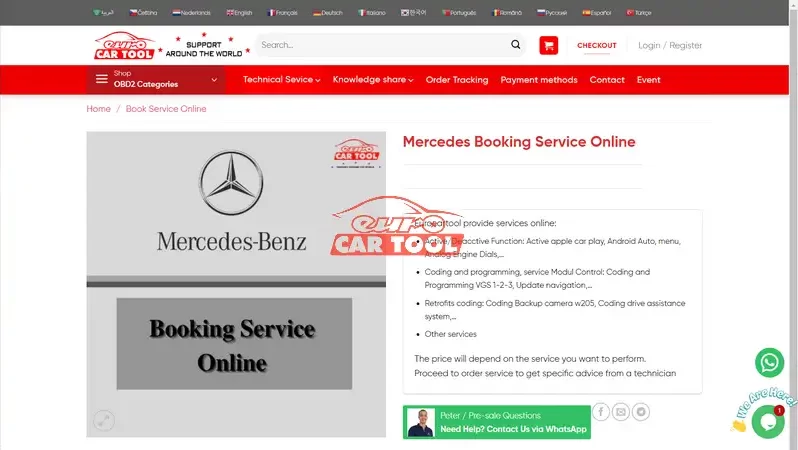 Mercedes-repair-booking-service