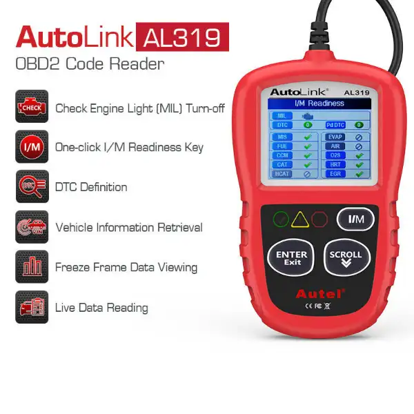 Autolink-al319-toyota-obd2-scanner