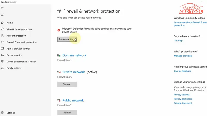 Turn-off-firewall-when-download-xentry