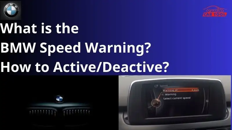 What is the bmw speed warning how to deactive