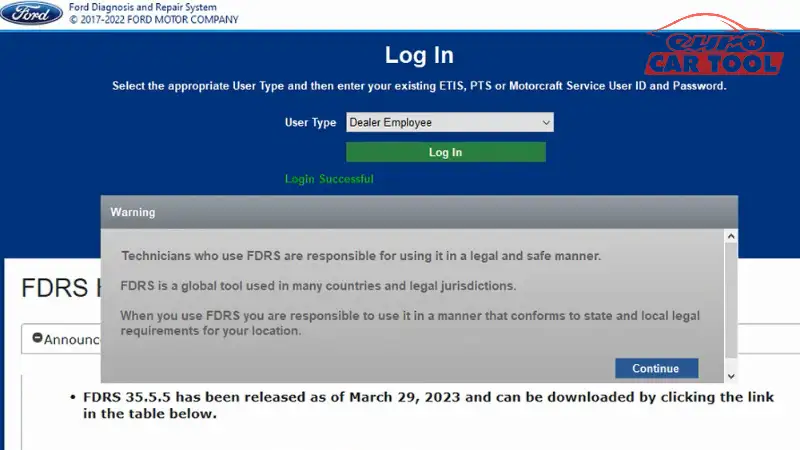 Ford FDRS Login - How to get it?